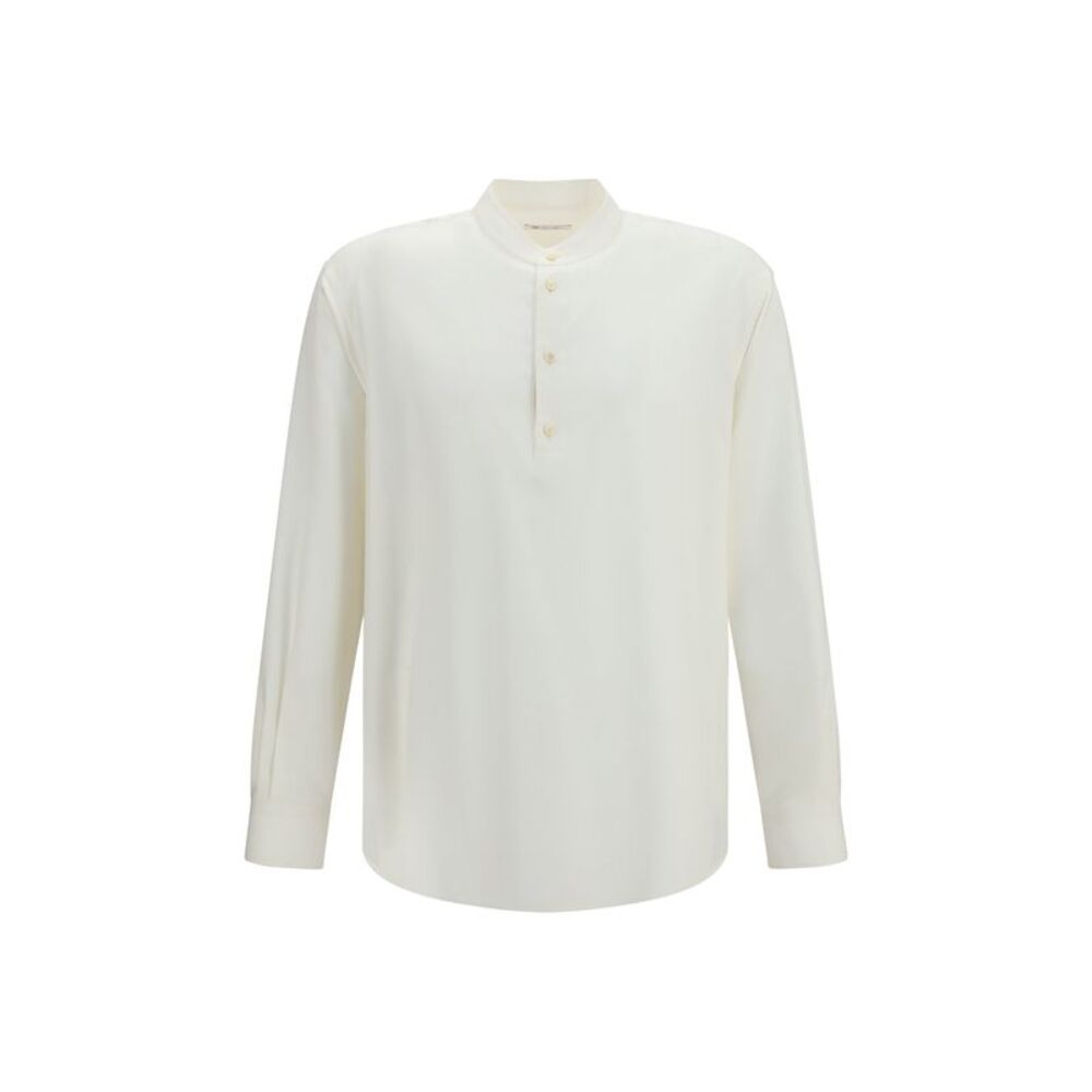 Loro Piana Men Elia Silk Shirt